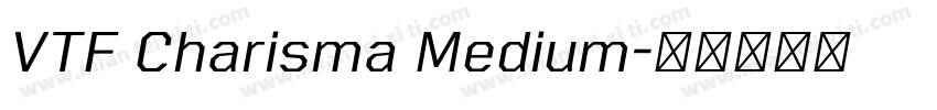 VTF Charisma Medium字体转换